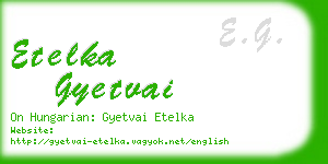 etelka gyetvai business card